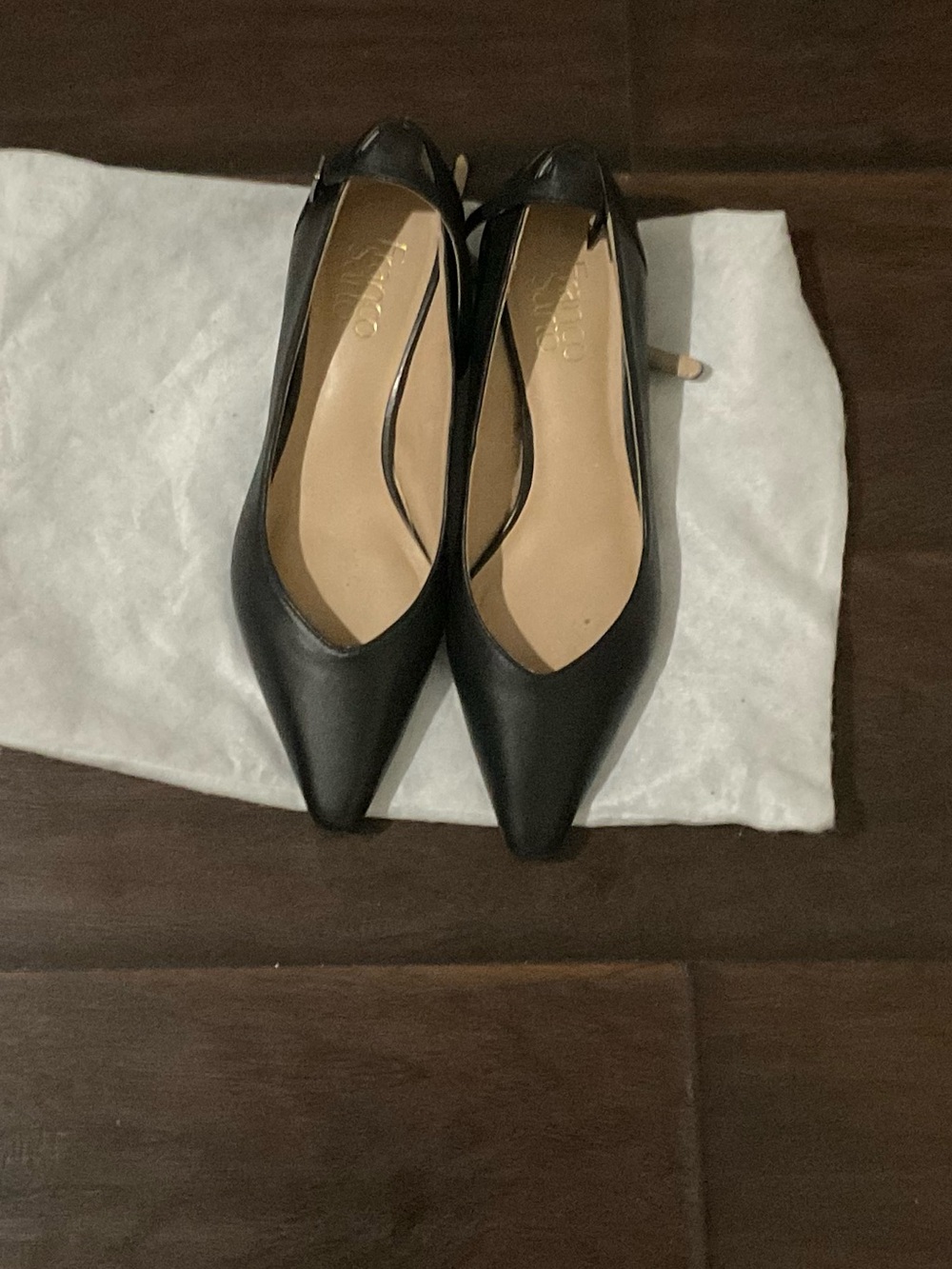 EUC Franco Sarto Black Pointed Toe shoes